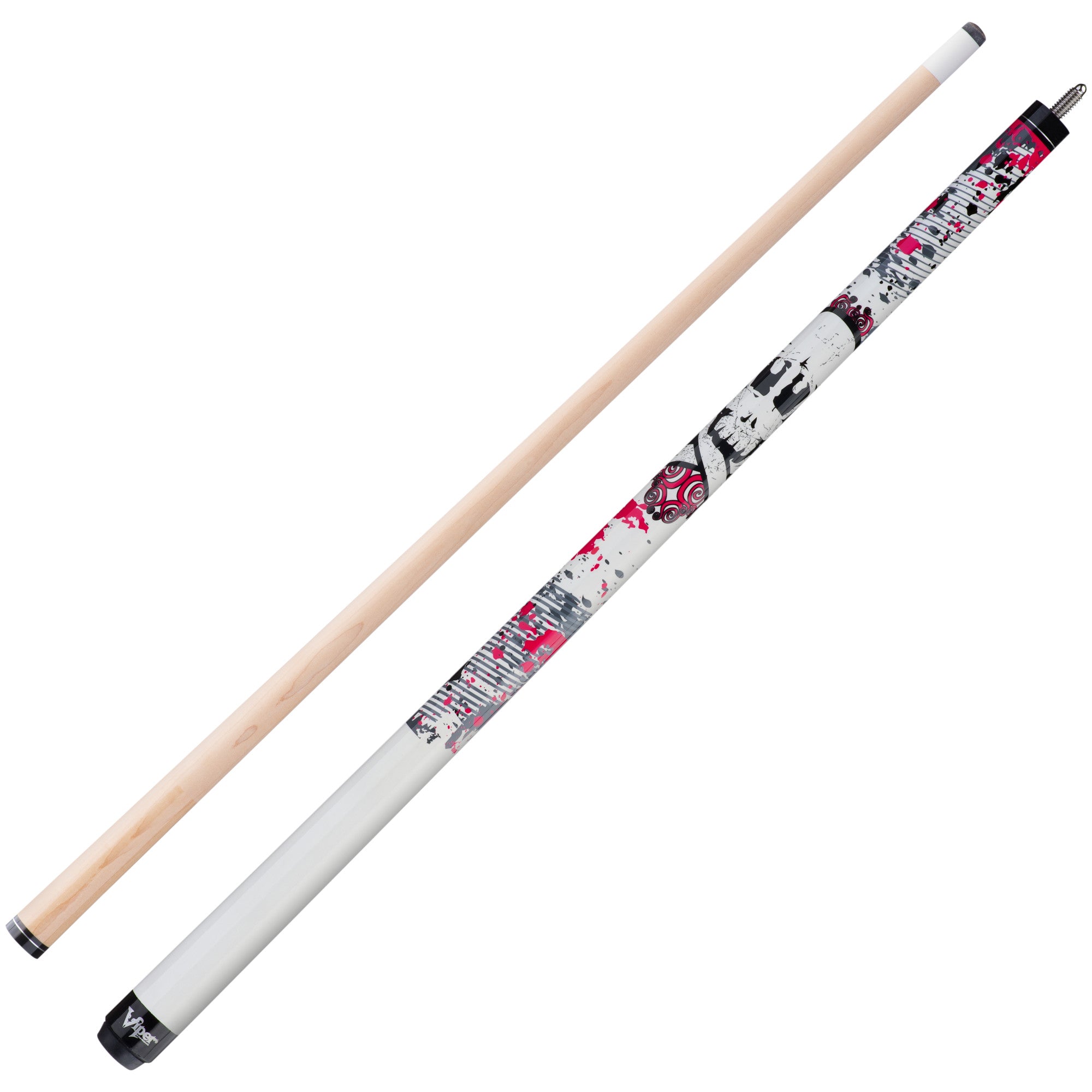 Viper 50-0406 Underground Pink Bones Junior Billiard/Pool Cue Stick