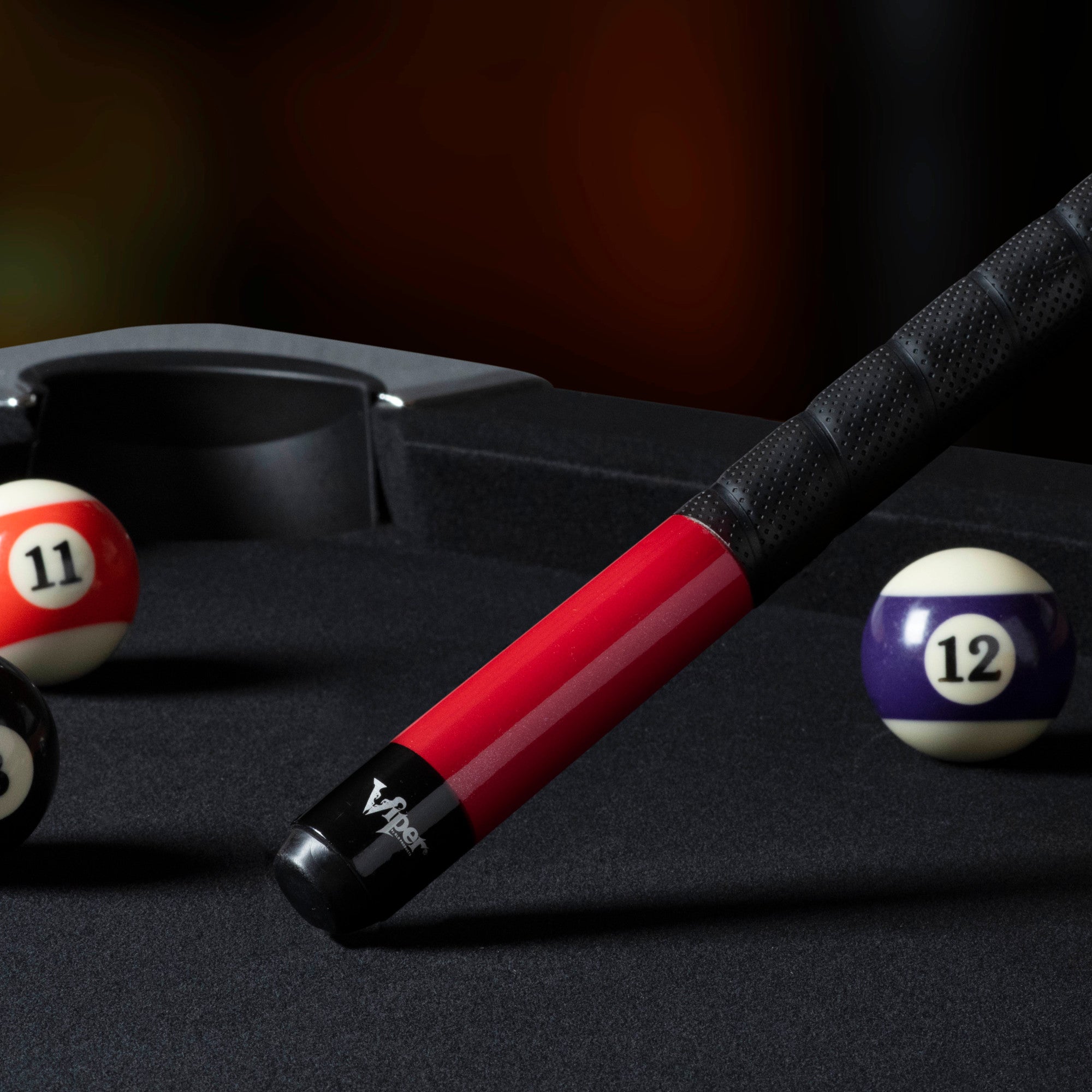 Viper 50-0701 Sure Grip Pro Red Billiard/Pool Cue Stick