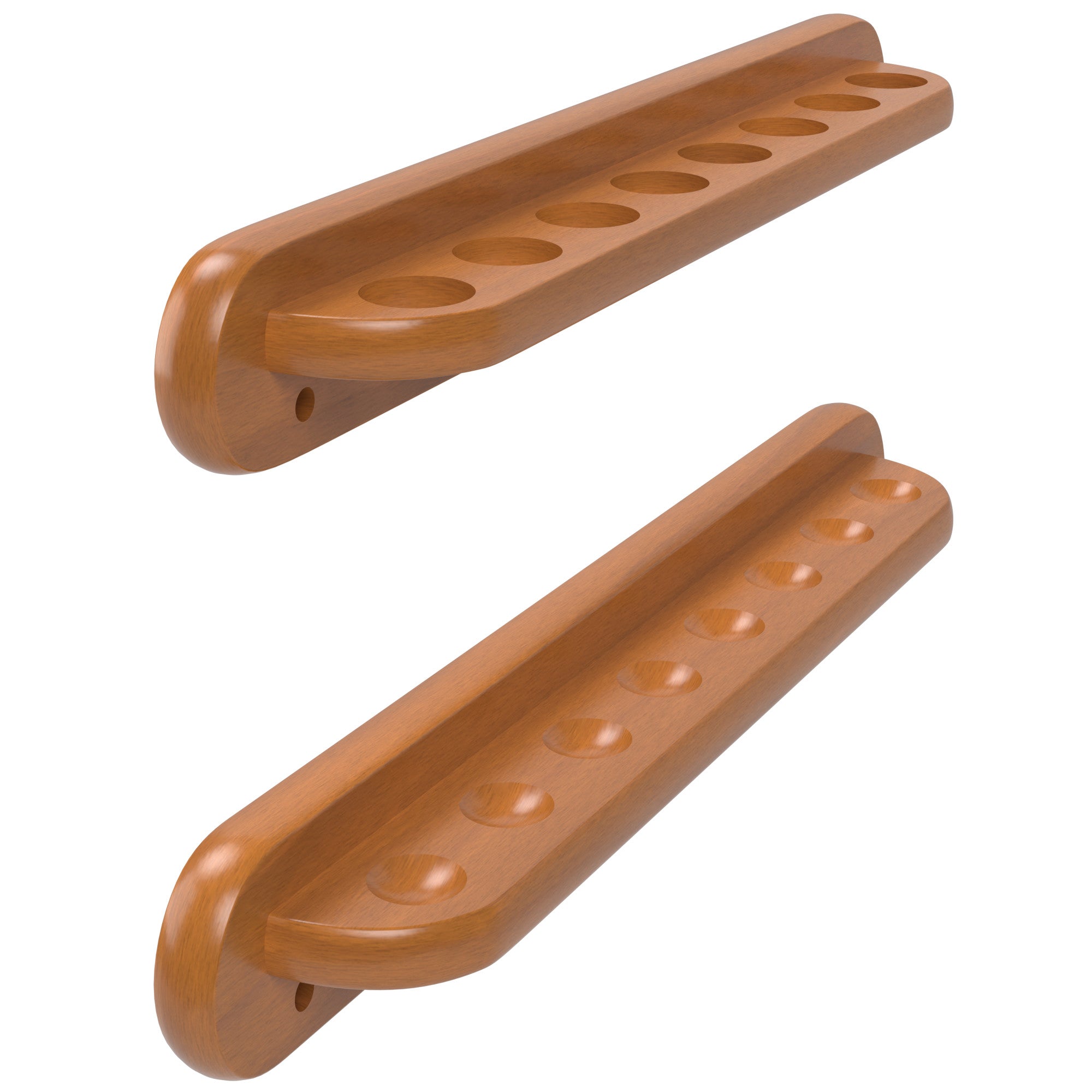 Viper 52-0115 Traditional Oak 8 Cue Wall Cue Rack