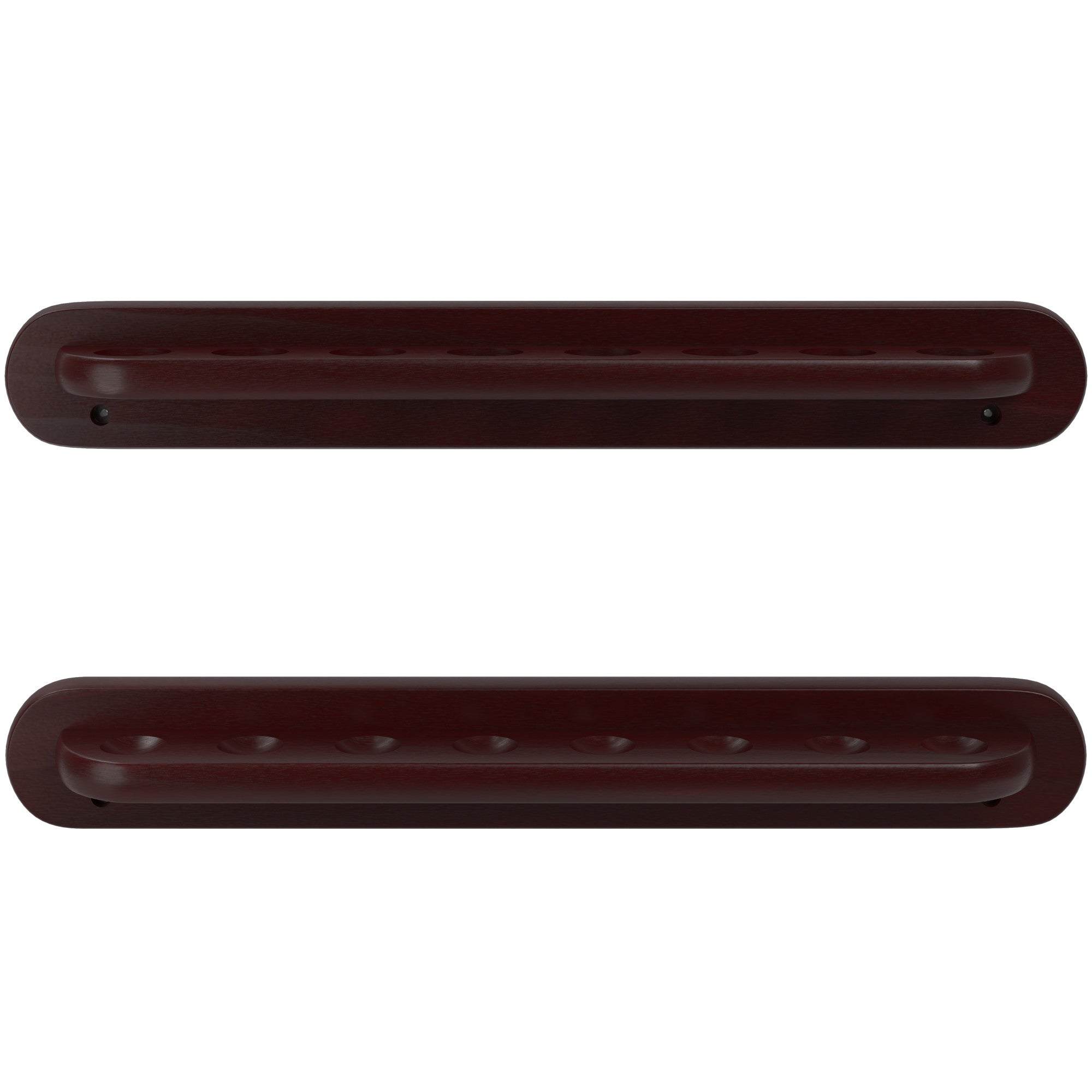 Viper 52-0116 Traditional Mahogany 8 Cue Wall Cue Rack
