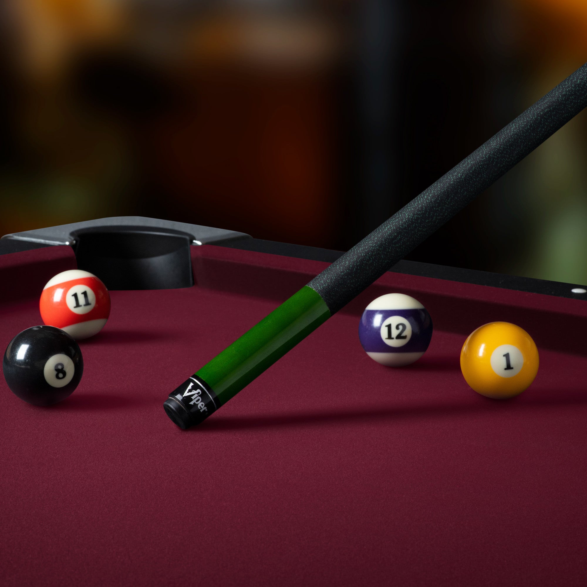 Viper PP-17 Elite Series Green Wrapped Billiard/Pool Cue Stick