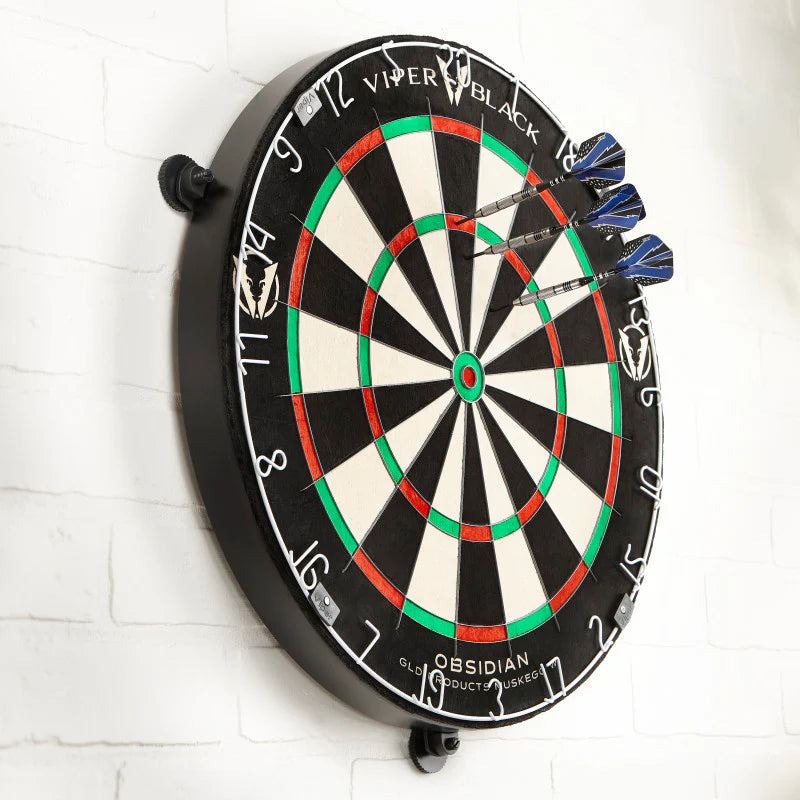 VIper Black Obsidian Sisal Dartboard WDF Accredited