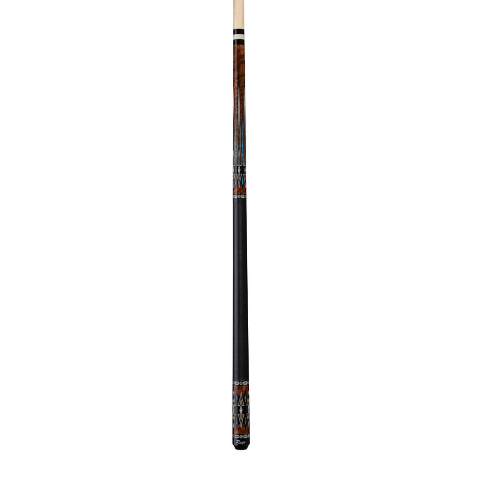 Rage Almond Central Cue with Black Linen Wrap