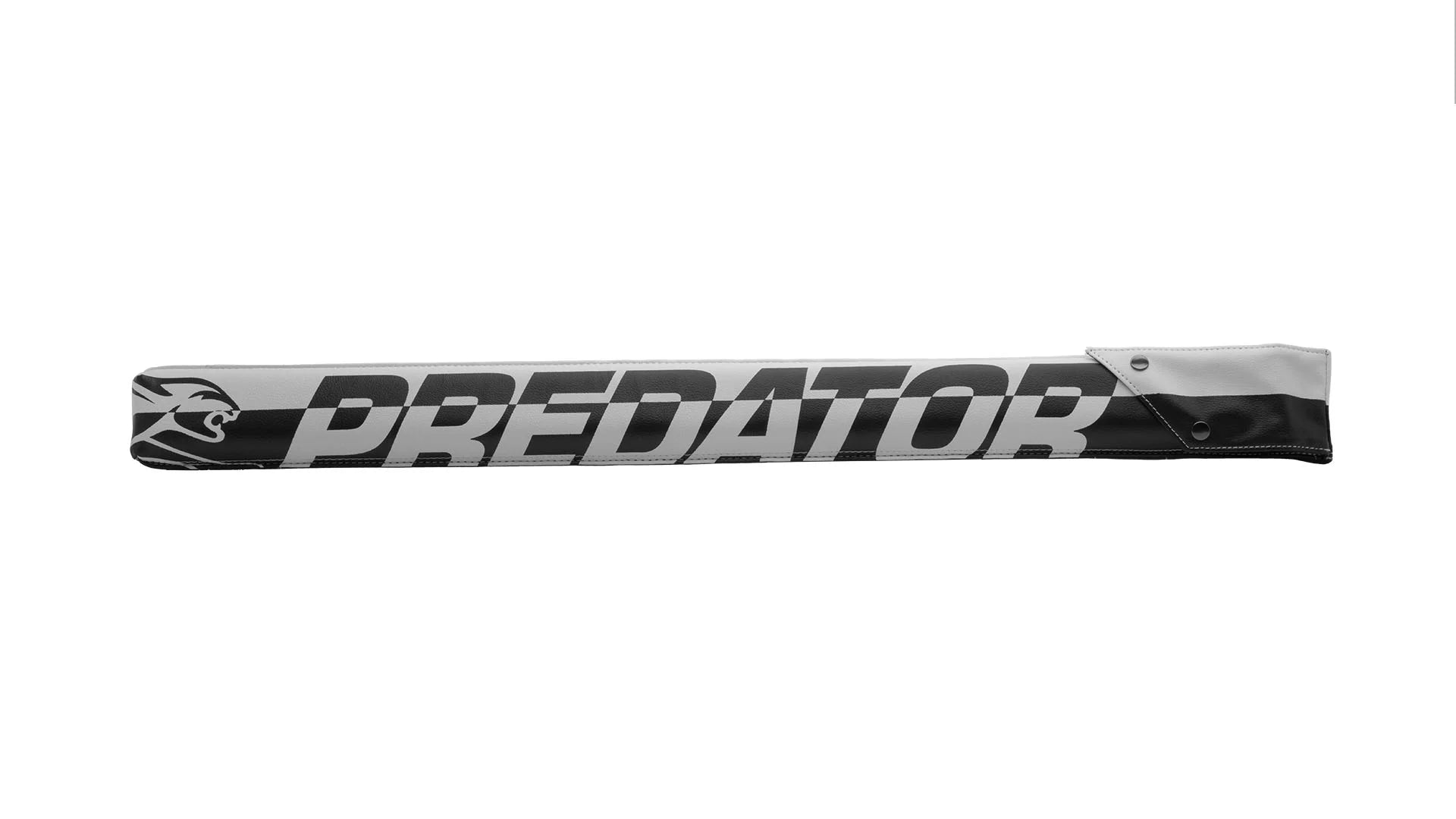 Predator Hard Pool Cue Case - White & Black - 1 Butt x 1 Shaft