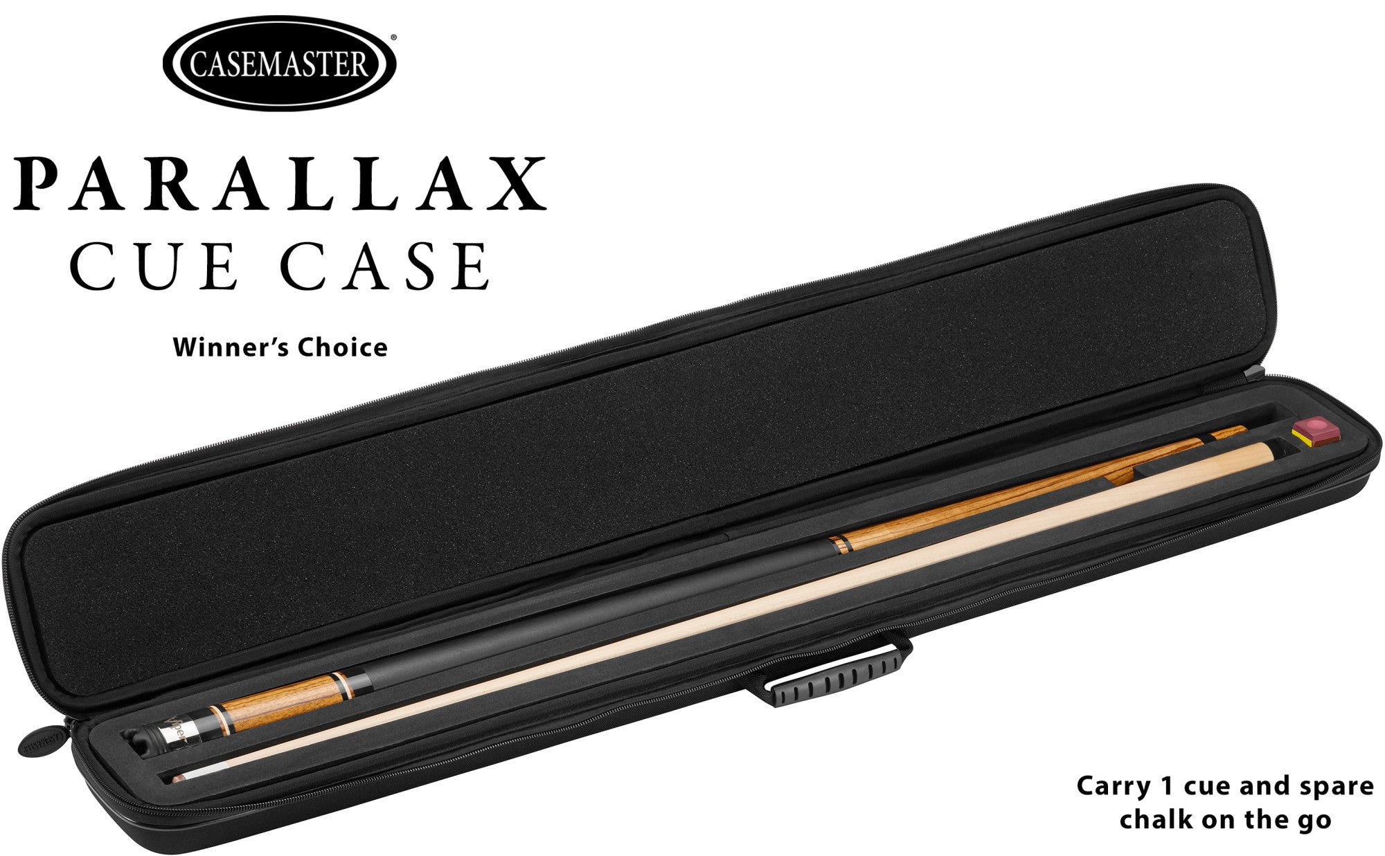 Casemaster 51-0400 Parallax Cue Case Black