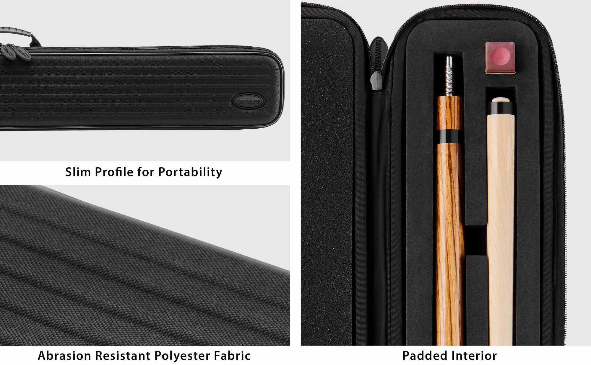 Casemaster 51-0400 Parallax Cue Case Black