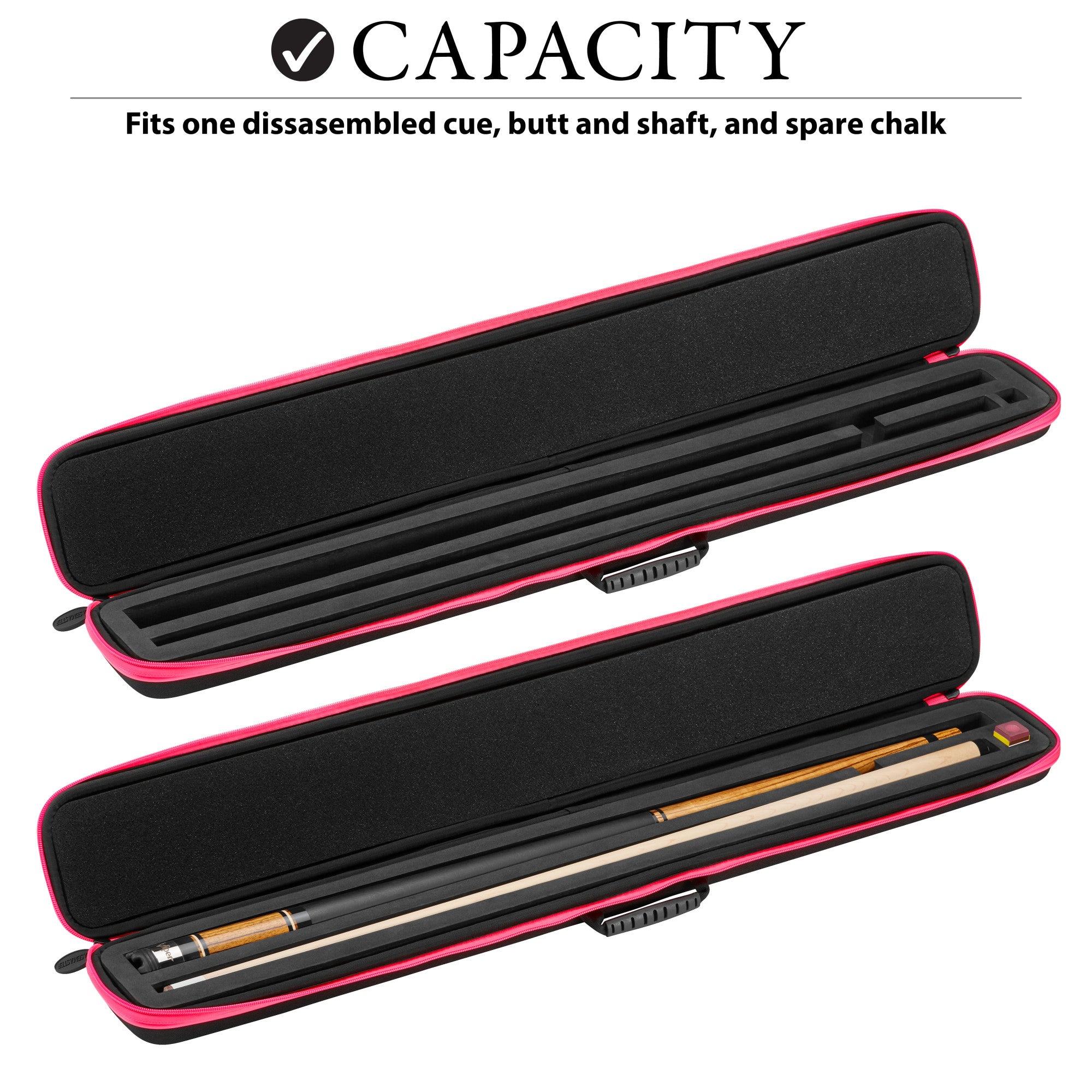 Casemaster 51-0400 Parallax Cue Case Black