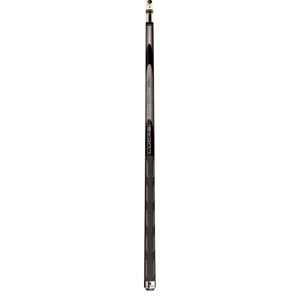 Lucasi Hybrid Black Mist & Metallic Silver Cue With Sport G5 Grip