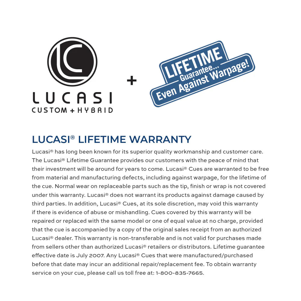 Lucasi Hybrid Carom Splice Shaft