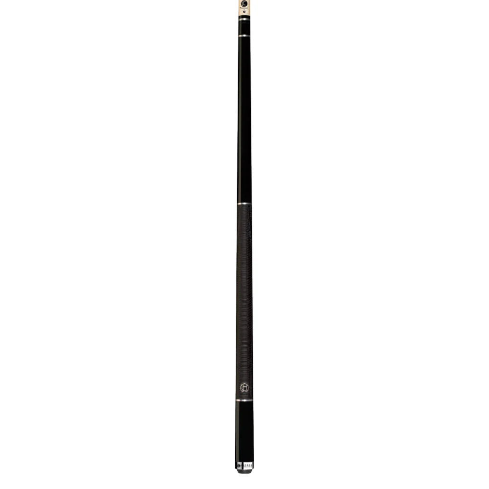 Lucasi Hybrid Midnight Black & Silver Rings Cue With Classic G5 Grip