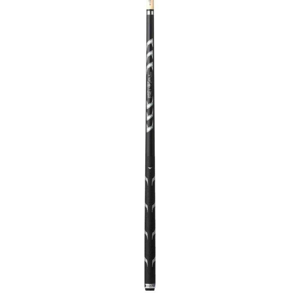 Lucasi Hybrid Rival Black & Metallic Silver Matte Finish Cue With Rival G5 Grip