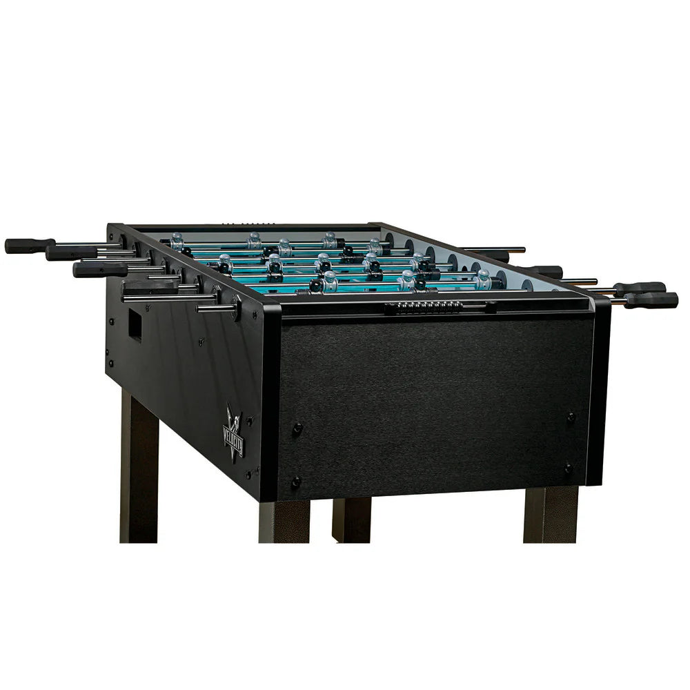 Velocity by American Heritage 3-Goalie Foosball Table Black