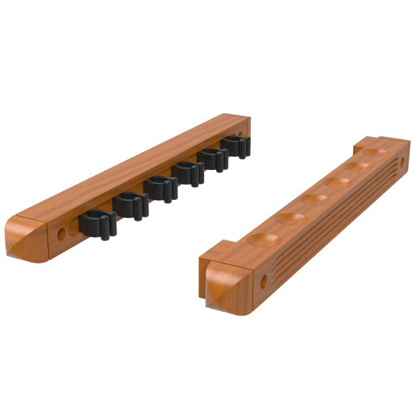 Fat Cat 27-0099 Oak 6 Cue 2-Piece Wall Cue Rack