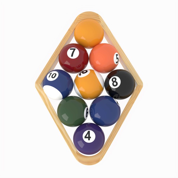 Random 9 Ball Rack Viper 27-0104 Wood 9-Ball Rack
