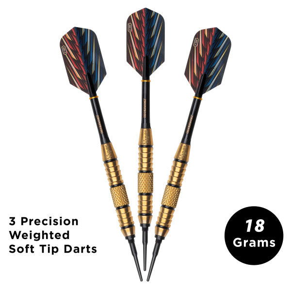 Viper 20-0106-18 Elite Brass Soft Tip 18 Grams Darts