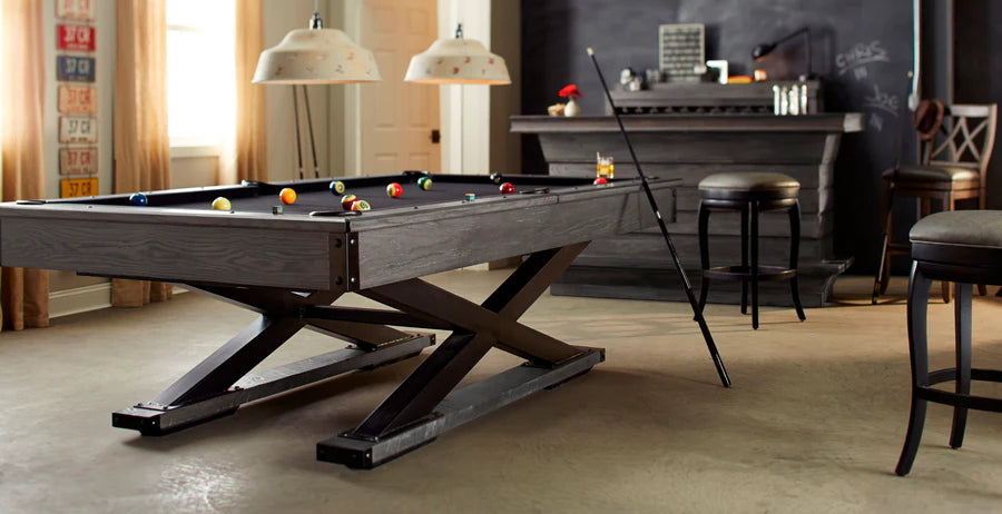 Quest 8' Pool Table (Glacier)