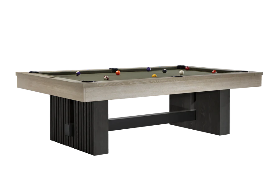 Vancouver 8' Pool Table (Natural Ash & Black Ash)
